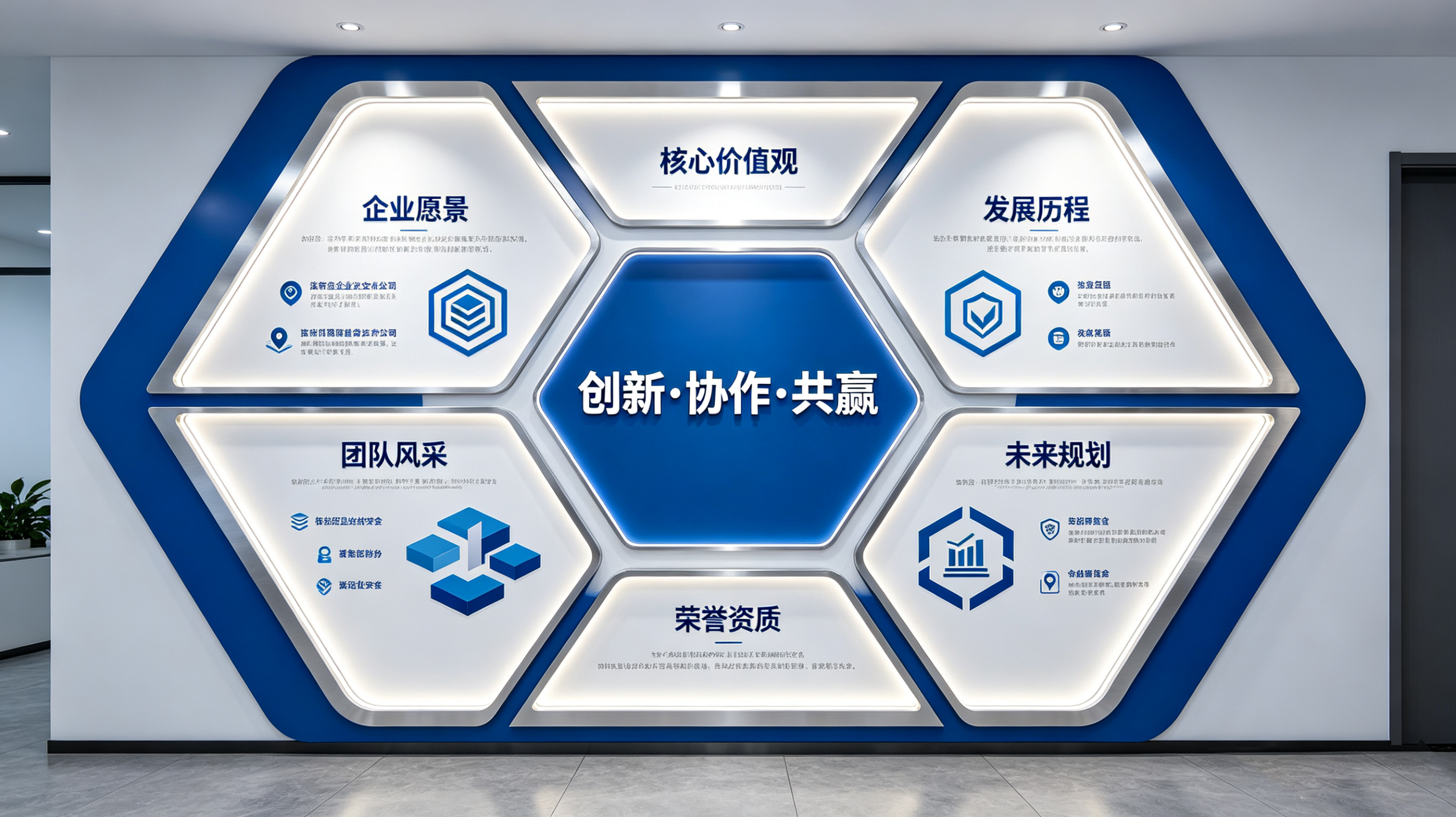 成都企业文化墙六边形避坑指南（新手常犯5个错误）